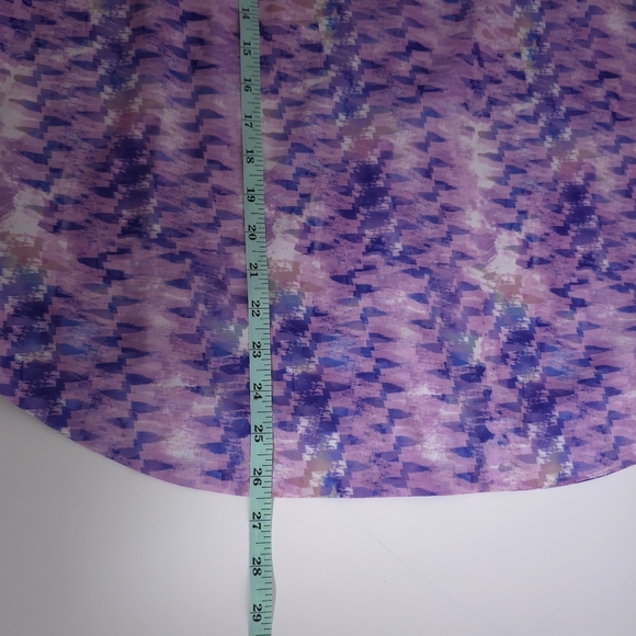 Soft Surroundings Adrie Top Purple Orchid Soft TieCollar Size Large - Picture 6 of 9